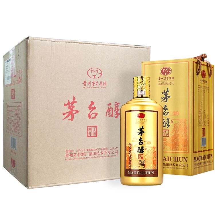 茅台(moutai)茅台醇丁酉鸡年 53度 2.5l*2瓶 整箱装