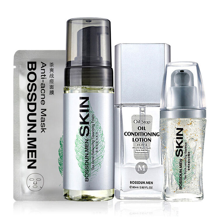 波斯顿(bosion) 男士护肤套装控油补水保湿战痘淡化痘印搜索毛孔洗面