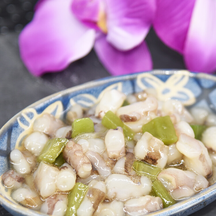 盖世芥末章鱼220g/盒 正宗风味解冻即食 国产佐酒方便菜 冷冻海鲜水产 光明服务菜管家商品