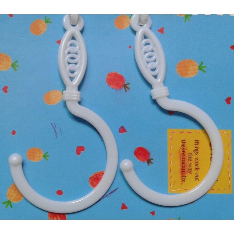 学生宿舍蚊帐钩床帘挂钩蚊帐勾 蚊帐粘钩 三门蚊帐挂钩 送丝带 白色