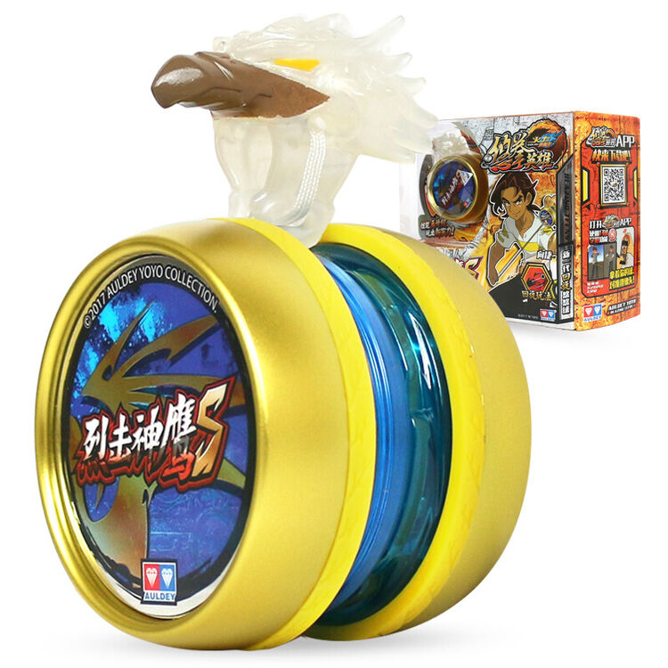 奥迪双钻火力少年王6手动电动动加速发光悠悠球混沌魔龙溜溜球玩具