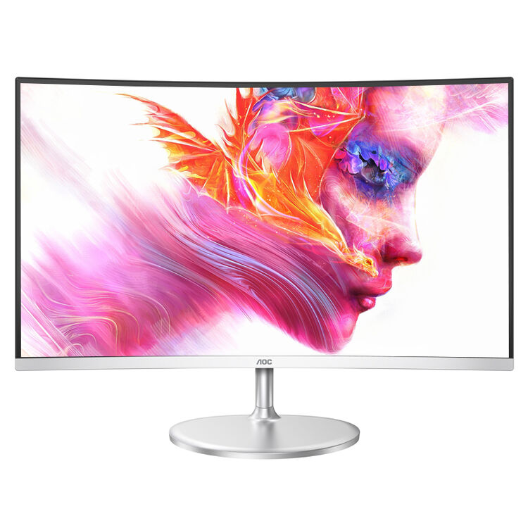 aoc c27v1qd 27英寸 1700r中心曲率 fhd高清 窄边框 中国节能产品认证