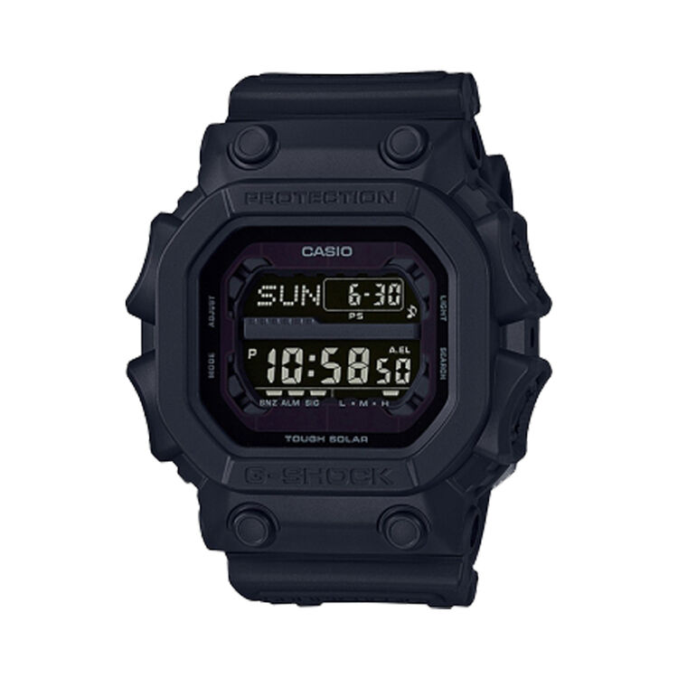卡西欧(casio)手表 g-shock 巨g大方块运动防水男士手表 gx-56bb-1