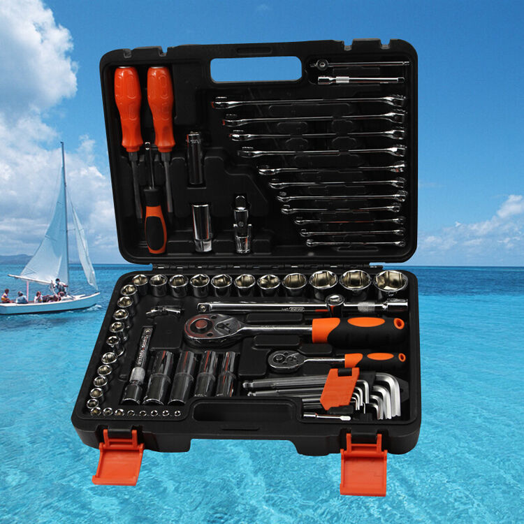 70件套大飞小飞汽修套装套筒修车工具组套扳手套筒汽保组合工具