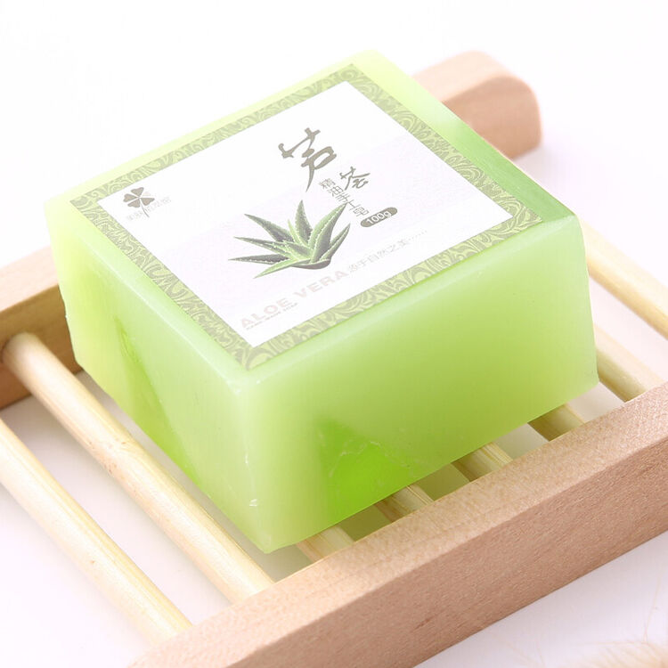 芦荟精油皂纯洗脸手工皂祛痘祛粉刺补水男女洁面香皂肥皂 芦荟皂 控油