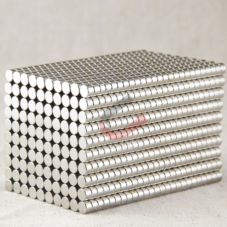 稀土强磁片圆形磁铁强力磁铁吸铁石照片墙永磁王钕铁硼高强磁钢 50个