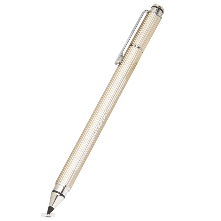 kmoso 电容笔细头 ipad电容笔 手机 平板触控笔两用手写笔触屏笔 金色