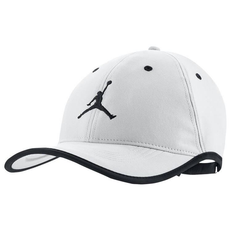 全球购jordan jumpman dri-fit cap - 男式欧美时尚棒球帽子 white