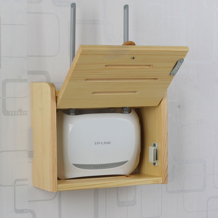路由器支架免打孔打孔光猫集线无线置物架路由器支架壁挂收纳盒子排