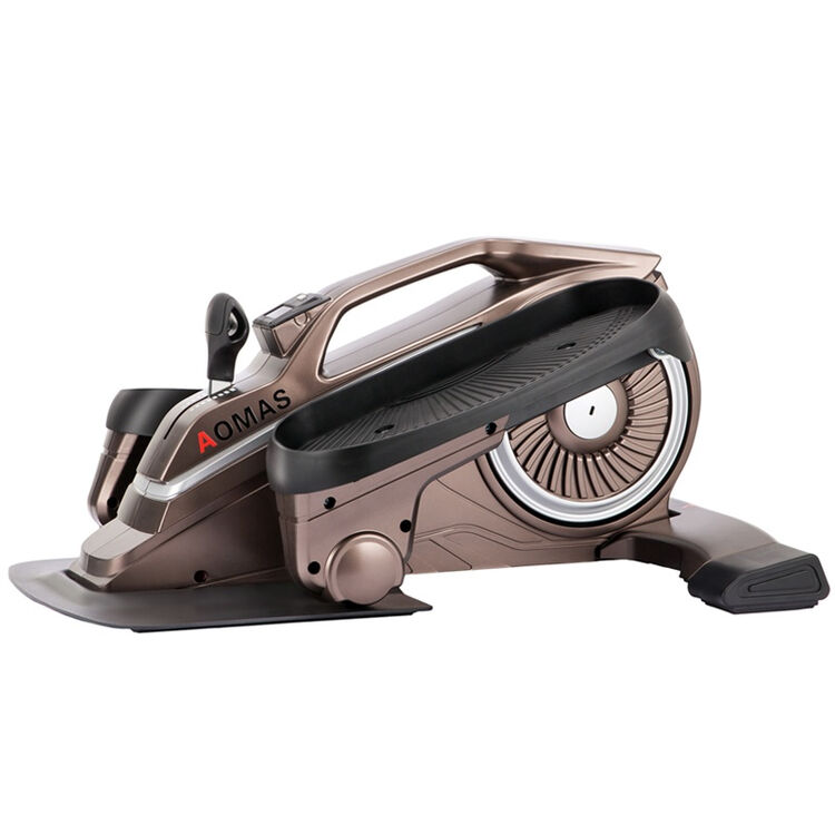 踏步机家用减肥机静音迷你椭圆机多功能脚踏机健身器材 琥珀棕