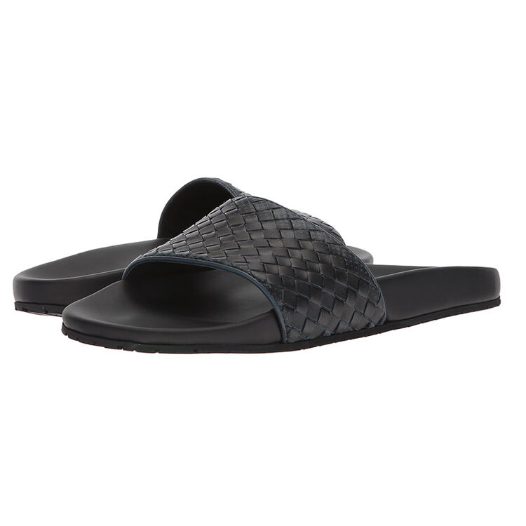 宝缇嘉(bottega veneta)男士拖鞋 真皮 编织 波点 80111za1019 尺码为