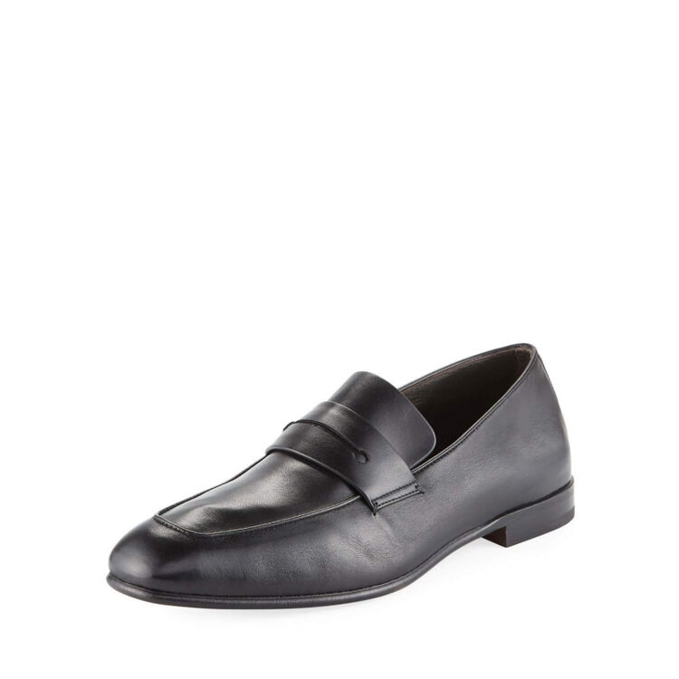 zegna 杰尼亚 男鞋 男式休闲皮鞋 q00937089 black 7 uk/8d us