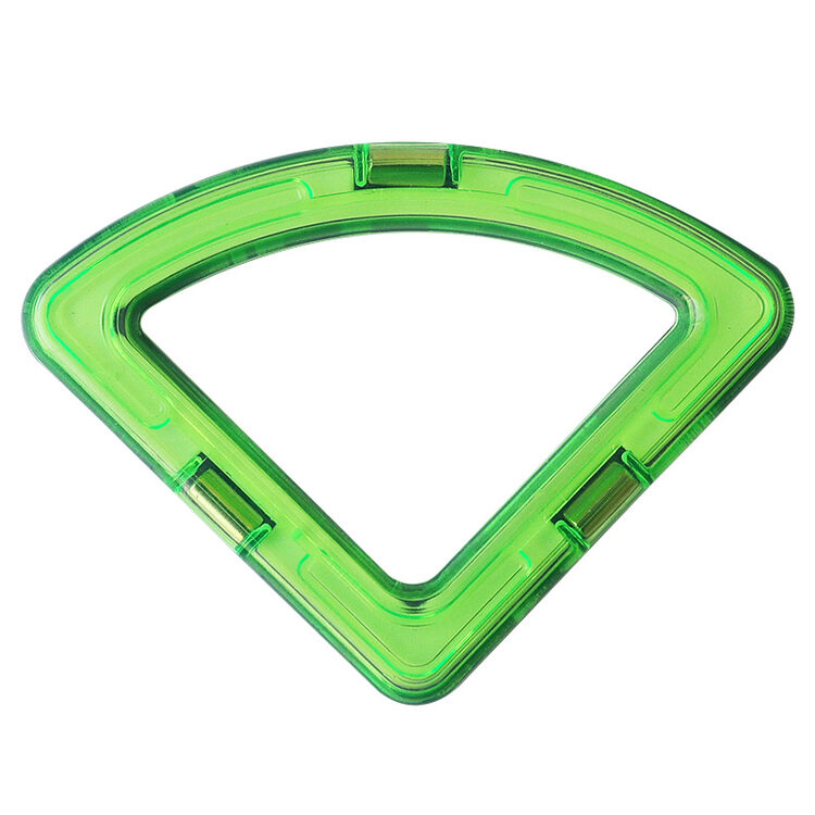 魔磁玩家(magplayer)儿童玩具积木拼插玩具一代大扇形磁力片积木玩具