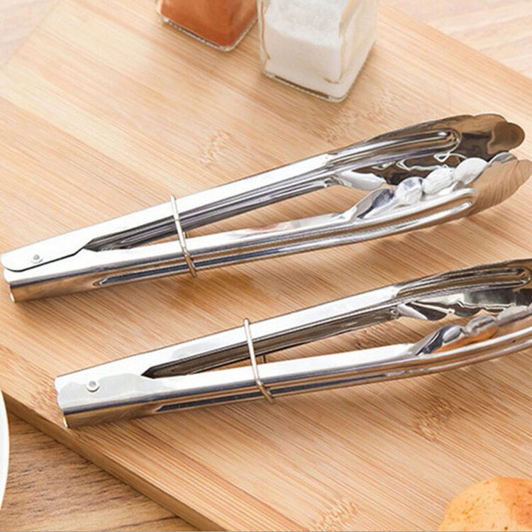 不锈钢食品夹烘培蛋糕面包夹子厨房用品面包房烧烤夹多用烤箱夹子