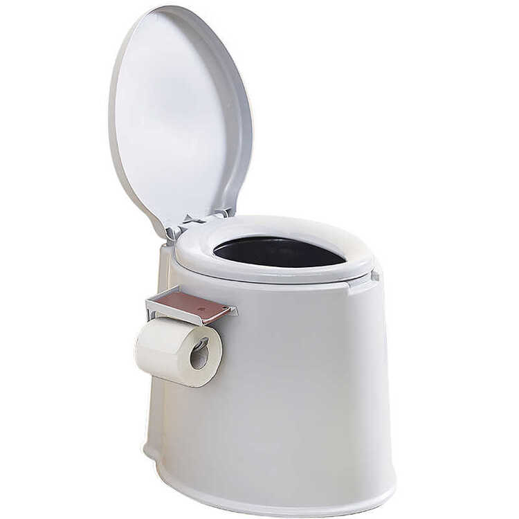 直冲式马桶坐便器痰盂马桶塑料尿桶尿盆老人带盖加厚移动孕妇家用地排