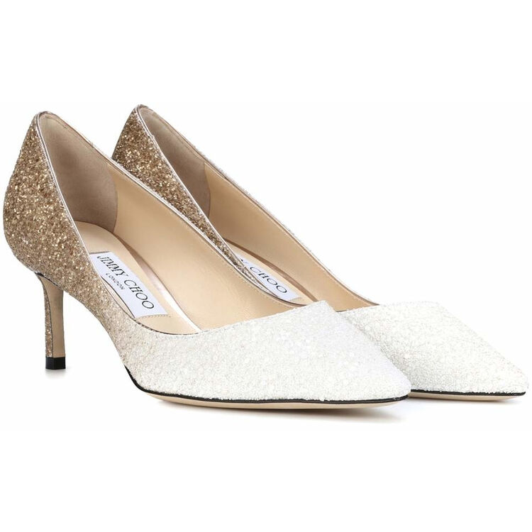 周仰杰/jc女鞋 romy 60 亮片浅口鞋 68084 图片色 34