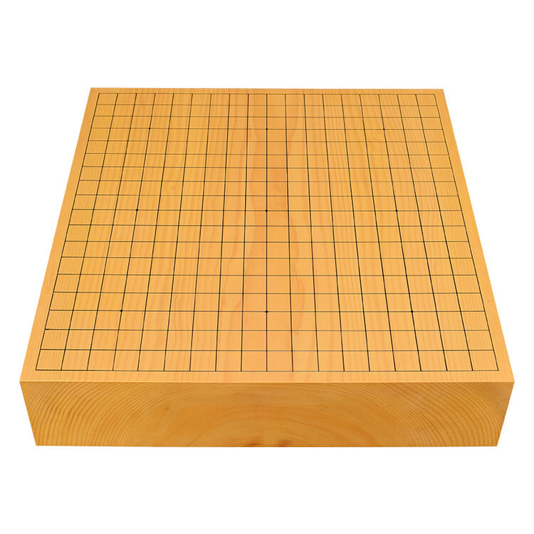 围棋棋盘香榧木一枚板92mm厚板目日式棋盘80095蛤碁石围棋套装 仅棋盘