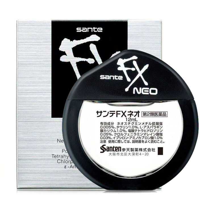 日本进口参天fx眼药水滴眼液洗眼液润眼液缓解眼疲劳去红血丝银色金色