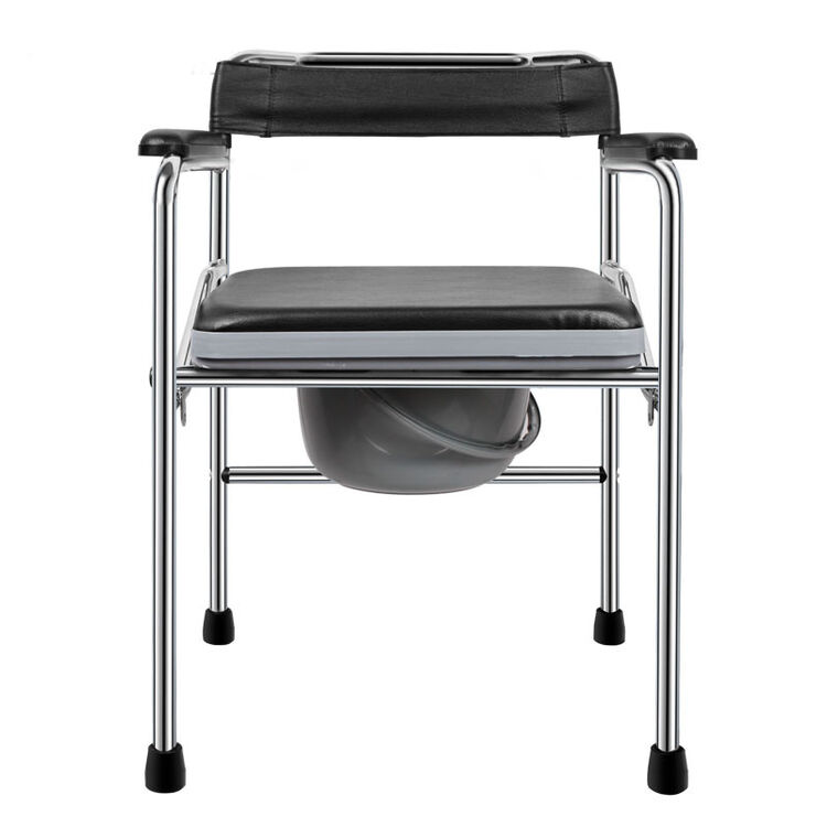 可孚 坐厕椅zc066 老人孕妇折叠加厚钢管防滑折叠带便桶坐厕椅