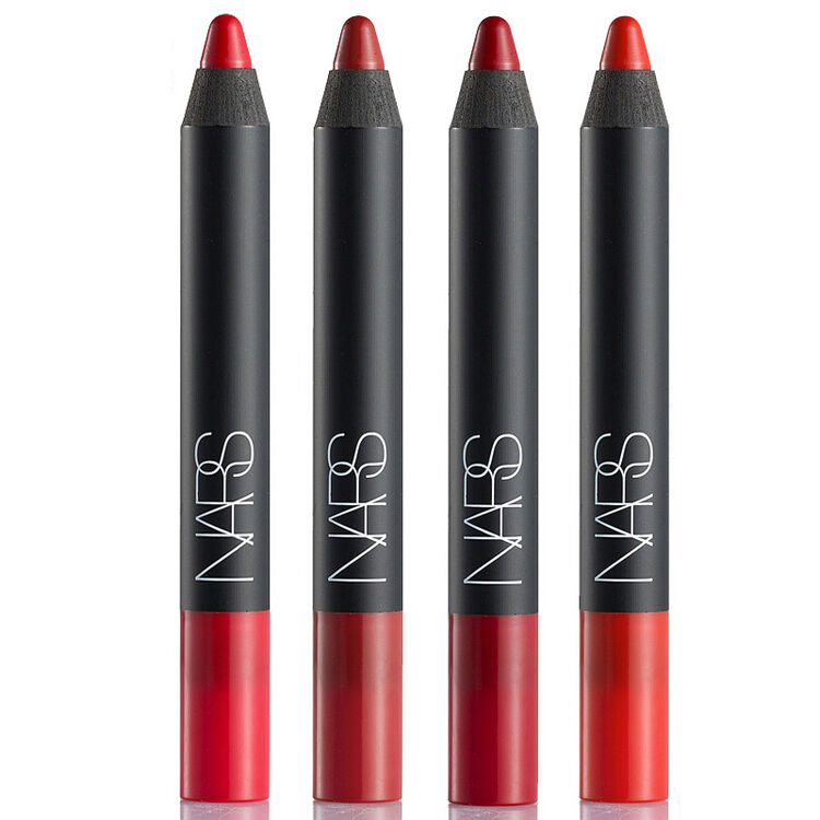 nars nars纳斯丝绒哑光唇膏笔dv豆沙色/damned#姨妈色保湿滋润口红多