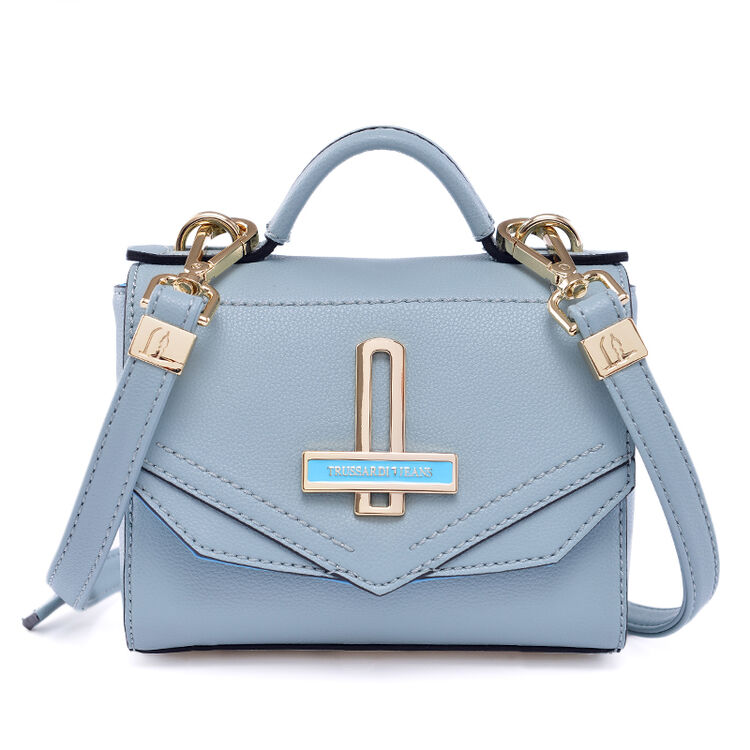 trussardi jeans杜鲁萨迪 18春夏 女士蓝色聚氨酯迷你挎包75b00307 9