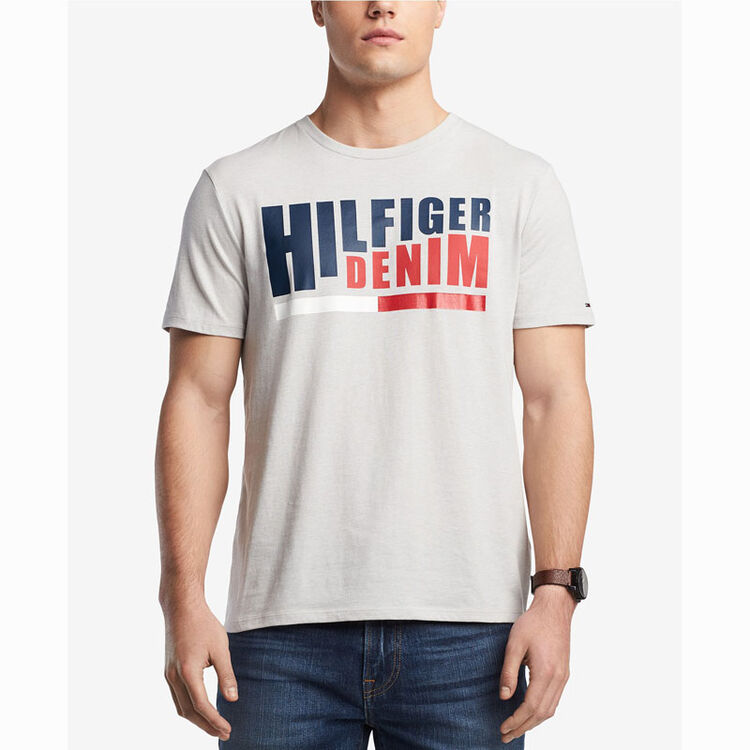 奢侈品tommy hilfiger polo衫 汤米·希尔费格男士棉质圆领休闲短袖