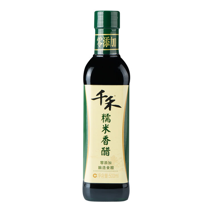 千禾 糯米香醋 酿造食醋零添加 厨房调料调味品500ml