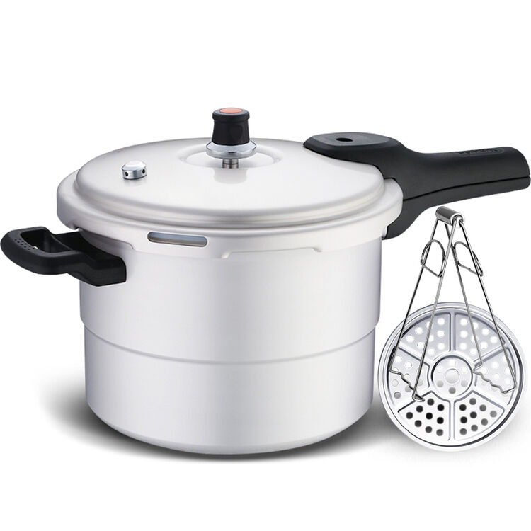 苏泊尔(supor) 高压锅24cm铝合金蒸格压力锅7.