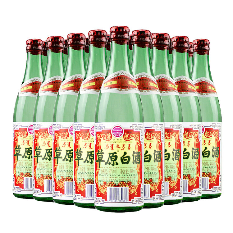 草原太仆寺 草原白酒 绿瓶60度 整箱白酒 494ml*20瓶