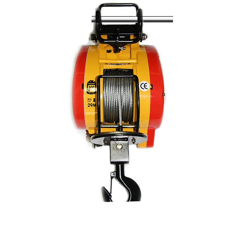 钢丝绳电动葫芦进口小金刚绞盘悬挂微型商场横幅卷扬机 迷你80公斤30