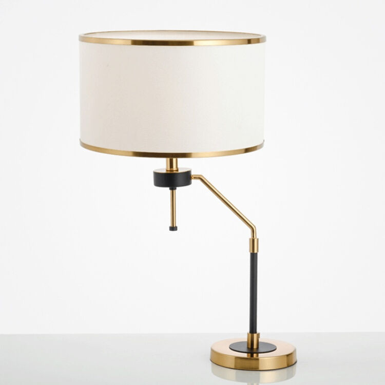 京狗美式简约设计师时尚铁艺卧室台灯现代节能床头书房阅读工作台灯