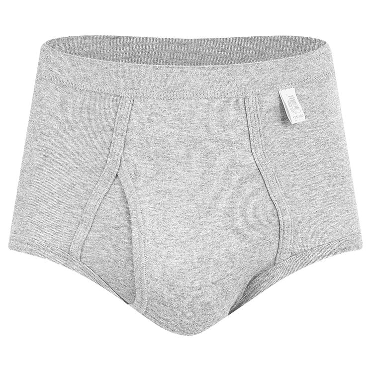 宜而爽内裤男纯棉大码高腰柔三角裤全棉打底内裤1041312 浅麻灰 xxxl