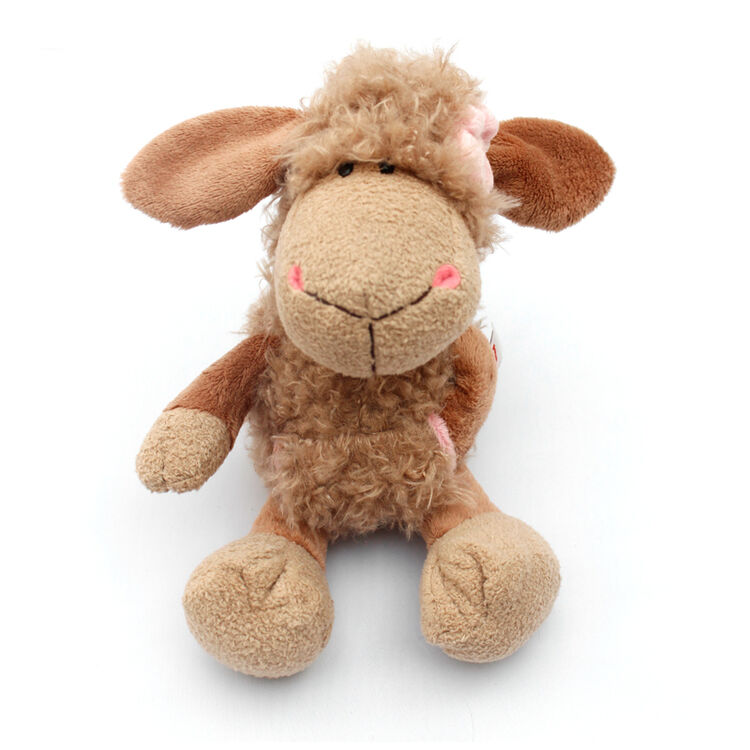 羊年吉祥物nici雷锋羊公仔抱枕毛绒玩具耳麦羊布娃娃玩偶送女友生日