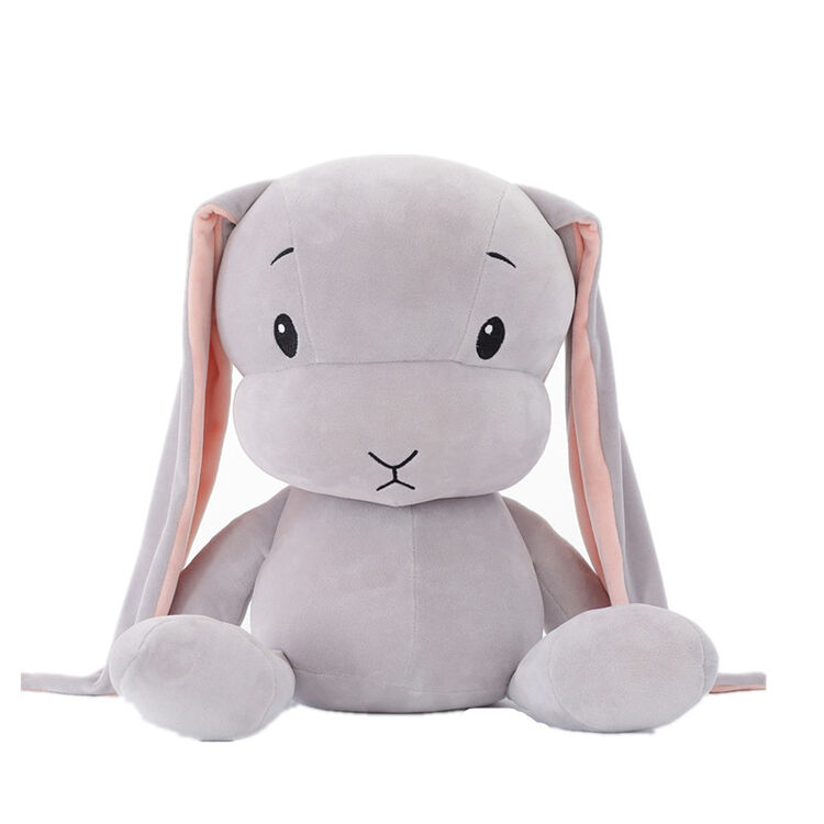 鑫诺ins柔软少女心羽绒棉lucky兔子公仔儿童毛绒玩具家居装饰抱枕