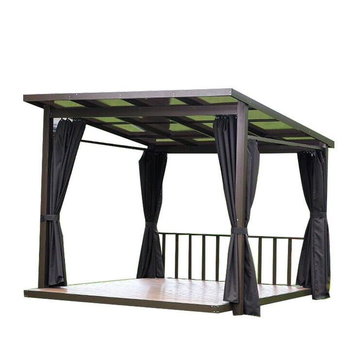 户外移动售货亭艺四角凉亭组装庭院花园遮阳棚休闲铁艺亭子 沙滩蓬