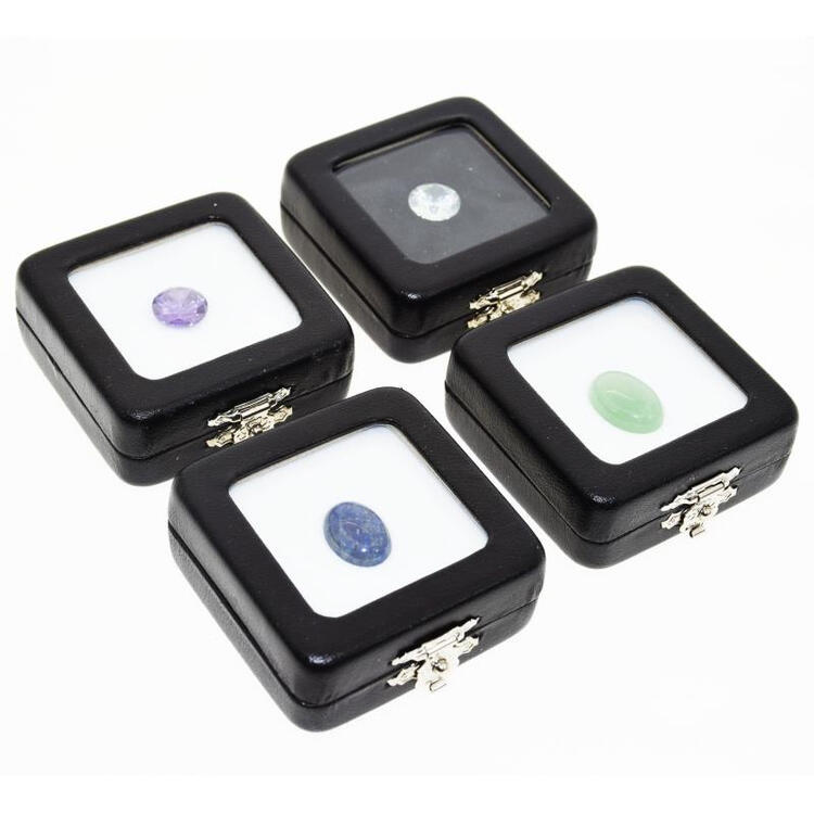饰品首饰盒包装盒钻石盒宝石小盒子彩宝盒裸石盒展示盒宝石裸钻盒 56*