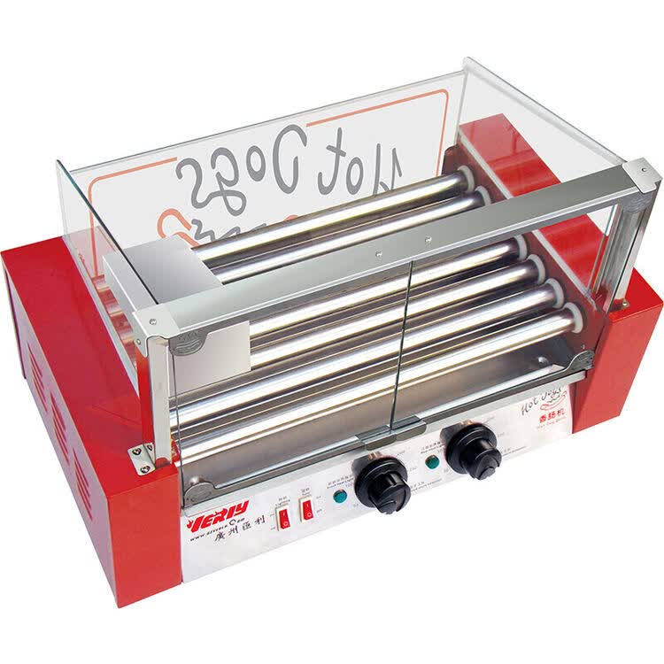 烤香肠机烤机七棍烤肠机带门烤热狗机器 商用小吃设备