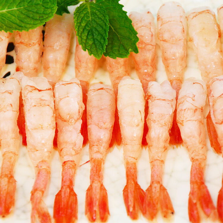 聚天鲜 冷冻北极去壳甜虾s规格5厘米79g 30尾 虾仁 日料刺身 海鲜水产