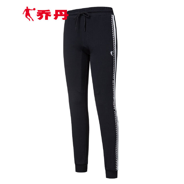 乔丹 时尚休闲 女款运动裤 黑色 xxxl