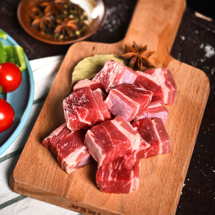 伊赛 巴西原切牛腩块 500g 进口草饲牛肉 生鲜 光明服务菜管家商品 