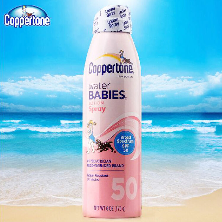coppertone水宝宝防晒喷雾 水嫩喷雾spf50 170g
