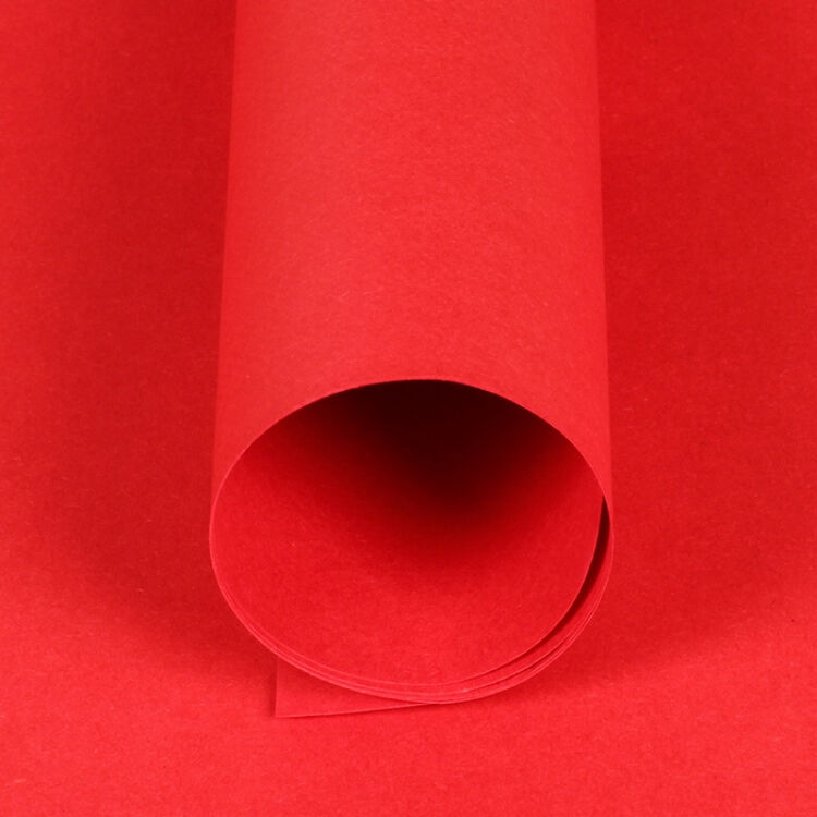 纯色diy手工包花纸经典鲜花卡通花束包装纸材料45张实惠装 【大红45张