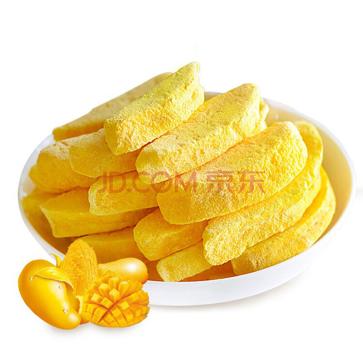 依亦麻麻 冻干芒果脆30g*3袋 酥脆水果干芒果干脆 办公室休闲零食无