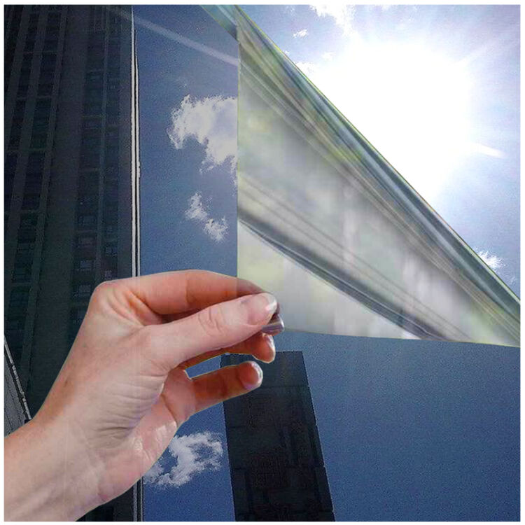 反光隔热膜单向透视玻璃贴膜卧室遮光窗户贴纸家用阳台遮阳玻璃纸