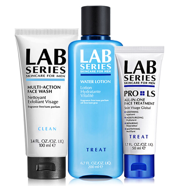朗仕(lab series) 雅男士护肤品套装保湿控油补水抗皱 多功能洁面乳