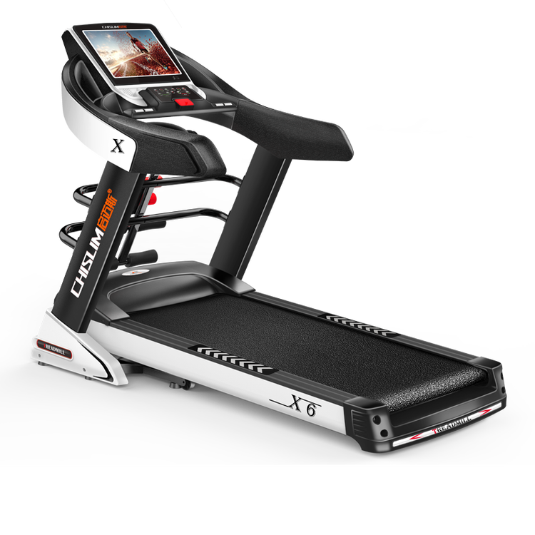 启迈斯 x6跑步机 家用 折叠静音电动升降健身器材 15.6吋投屏版多功能