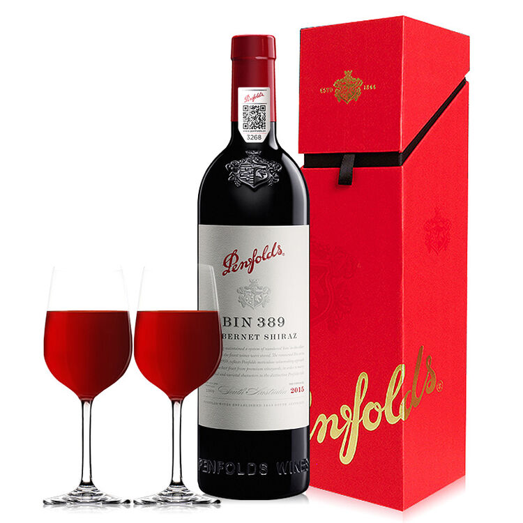奔富(penfolds) 澳洲红酒 bin389 赤霞珠设拉子红葡萄酒750ml【富邑】