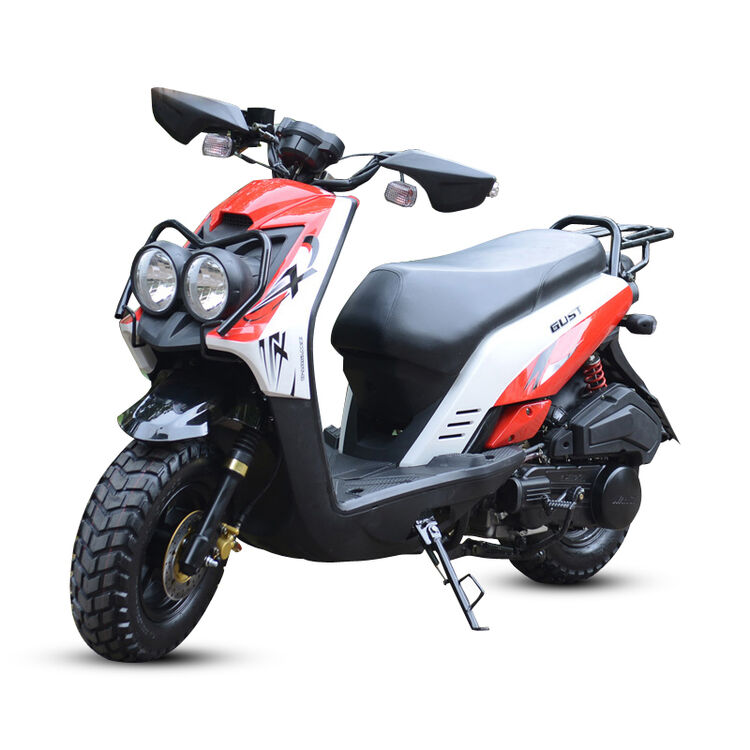 优大150cc踏板摩托车 真空铝轮宽胎 路虎bws金福助力车 越野车 白红