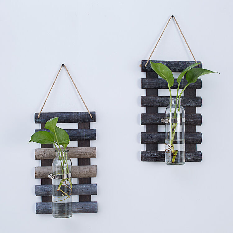 如一花开 创意壁挂水培容器玻璃瓶墙饰收纳墙上装饰品墙饰壁饰餐厅