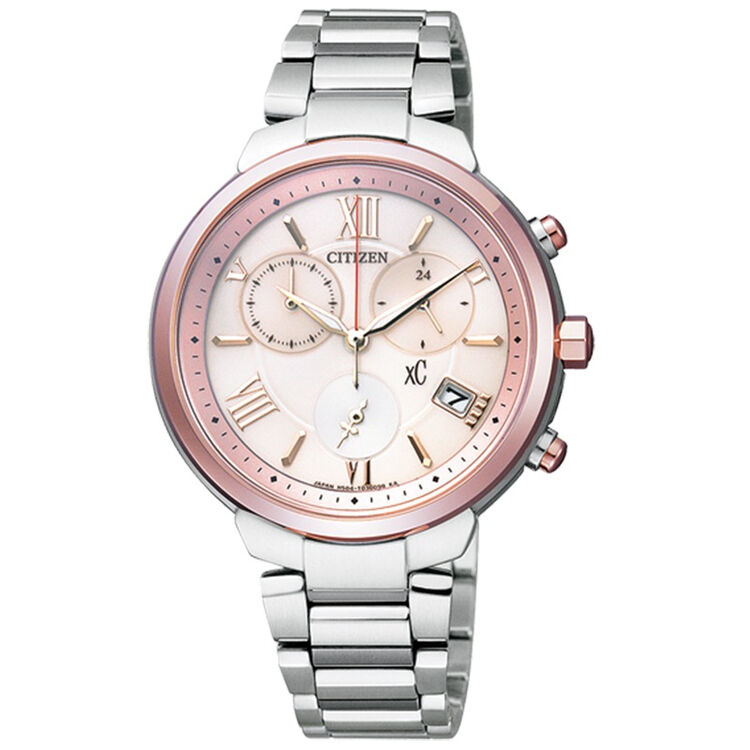 西铁城(citizen)手表 光动能钛合金女表fb1334-54w